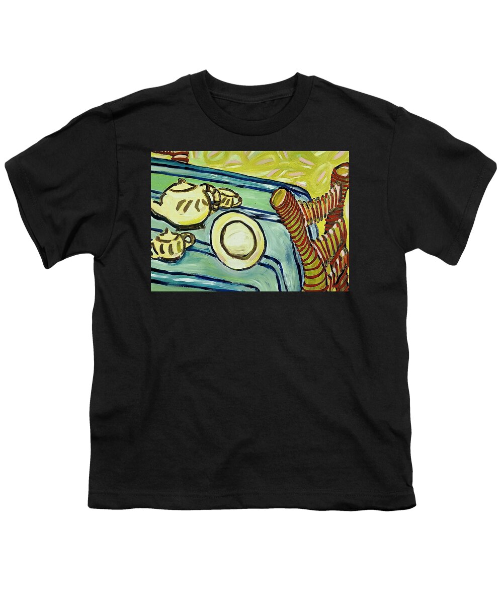 4'O Clock Tea - Youth T-Shirt | Gretchen Langner Art