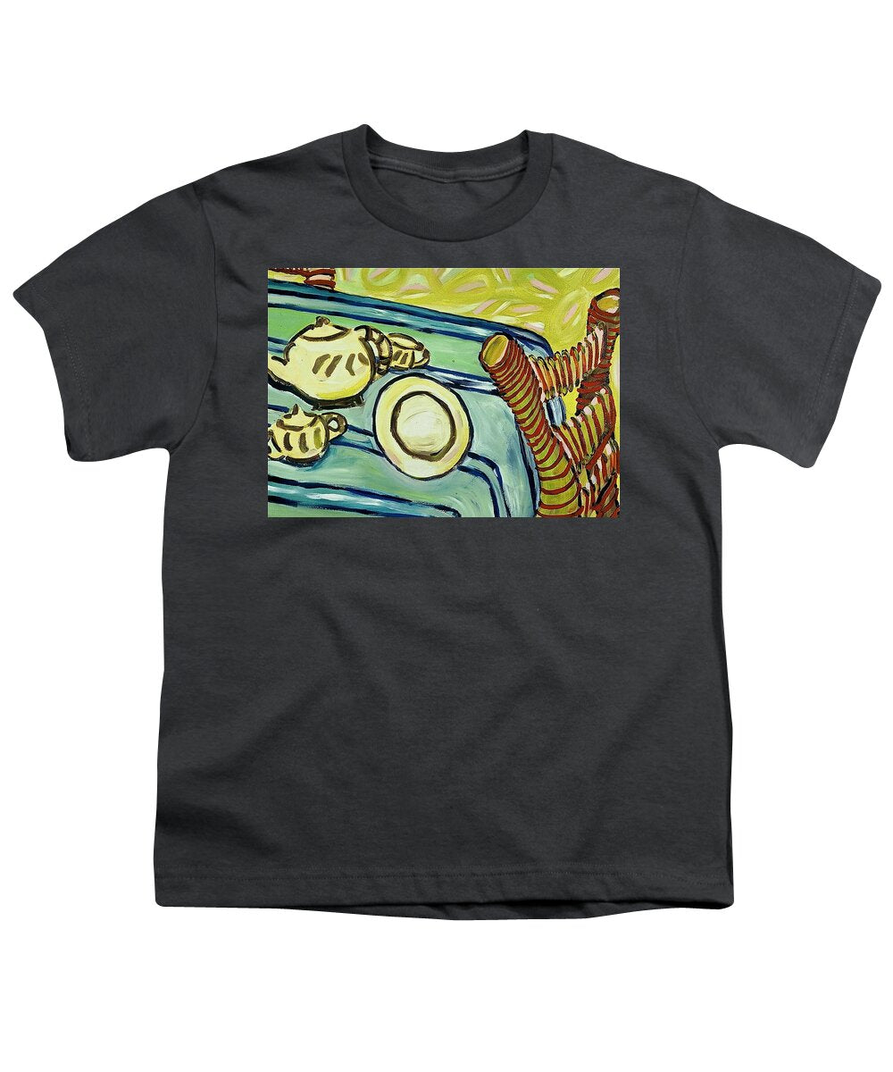 4'O Clock Tea - Youth T-Shirt | Gretchen Langner Art