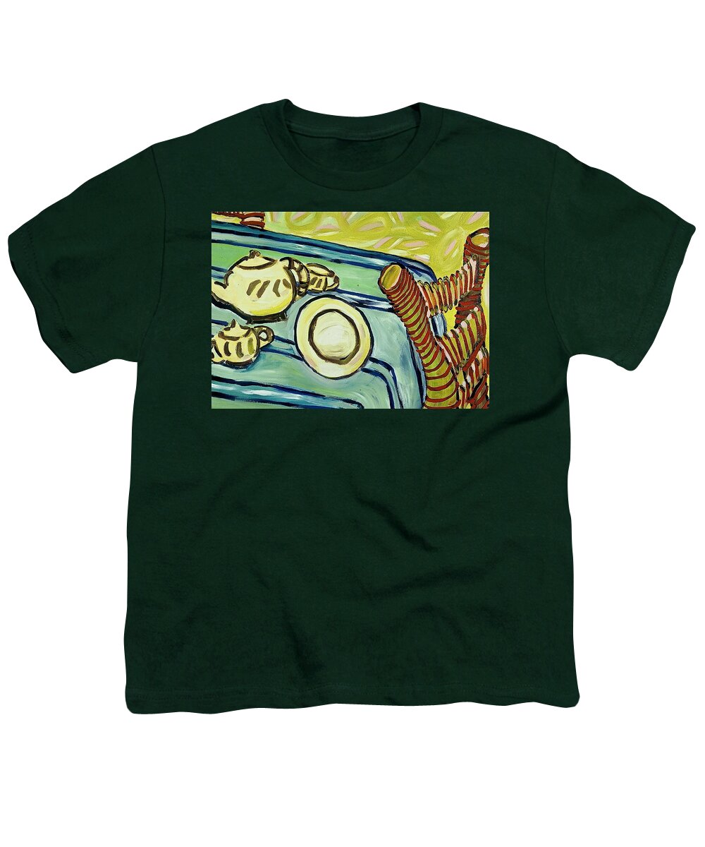 4'O Clock Tea - Youth T-Shirt | Gretchen Langner Art