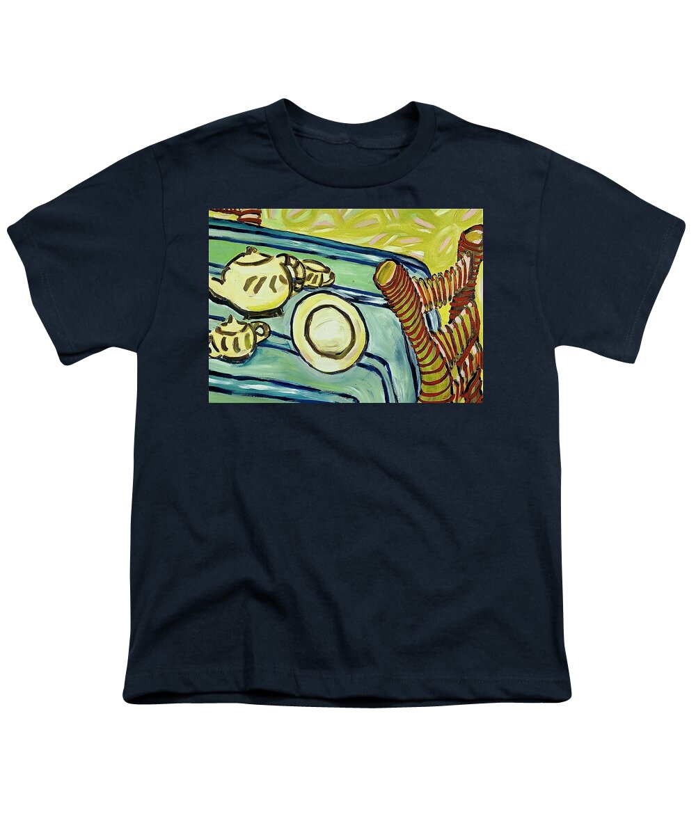 4'O Clock Tea - Youth T-Shirt | Gretchen Langner Art