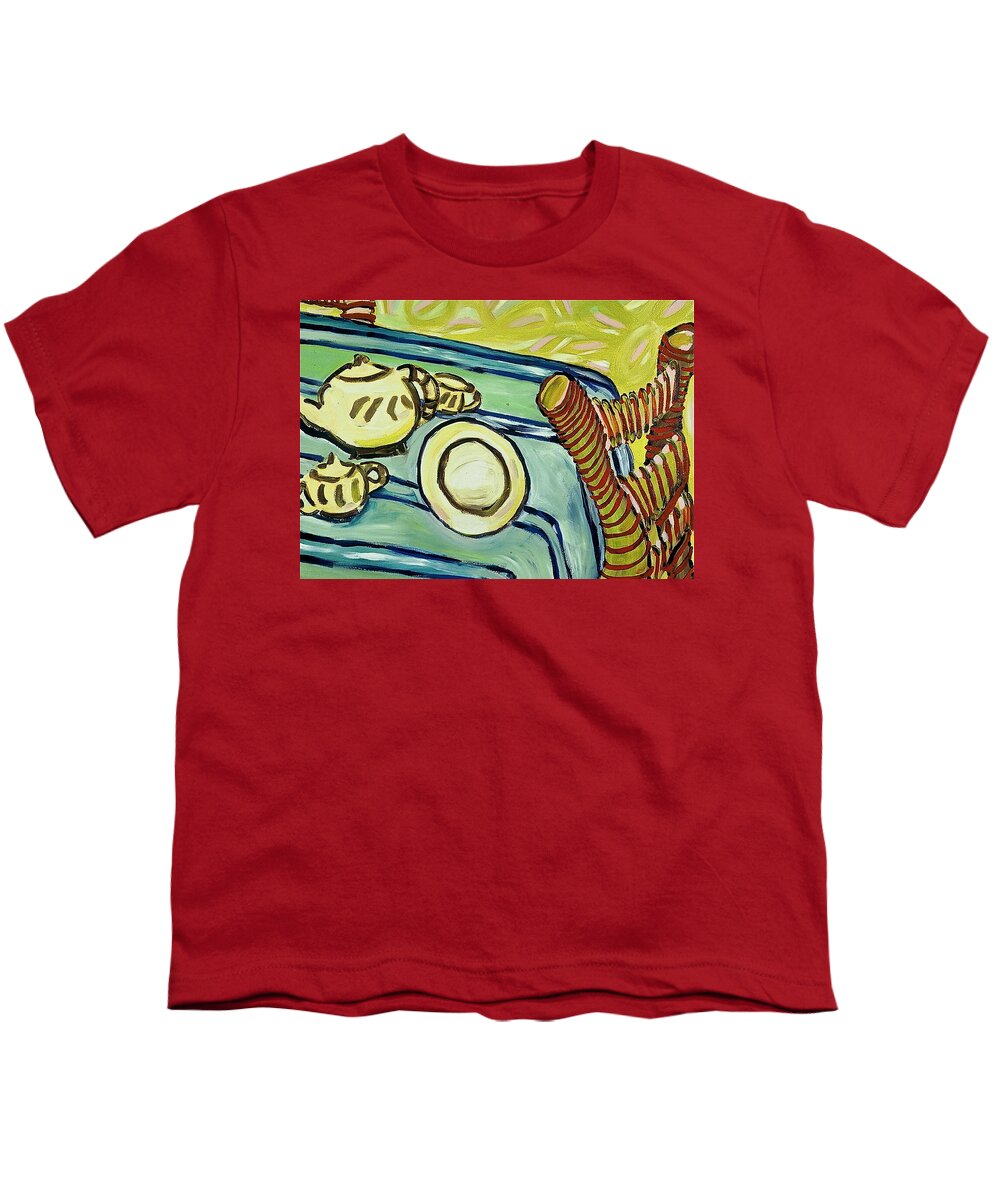 4'O Clock Tea - Youth T-Shirt | Gretchen Langner Art