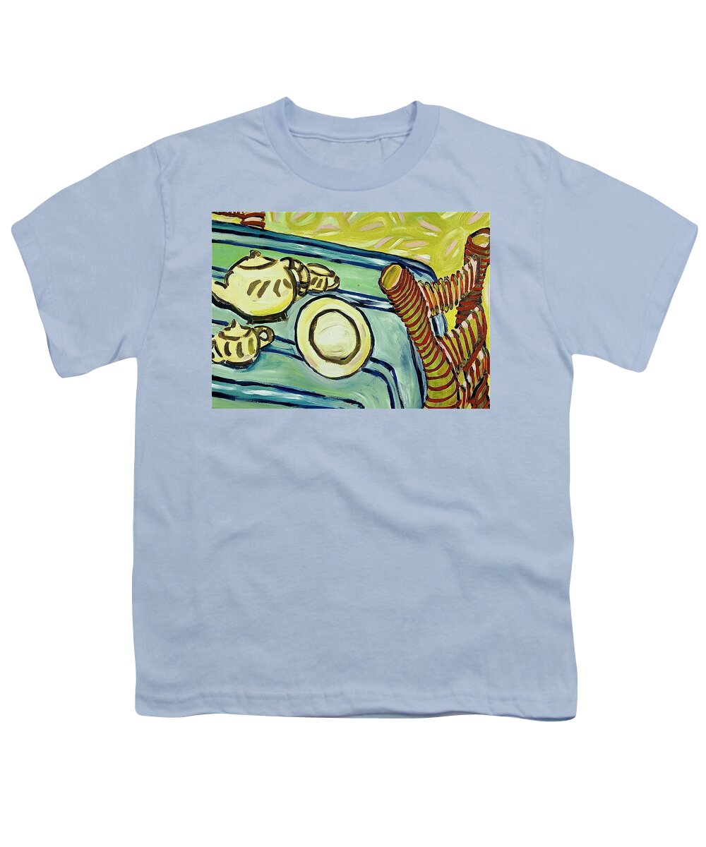 4'O Clock Tea - Youth T-Shirt | Gretchen Langner Art