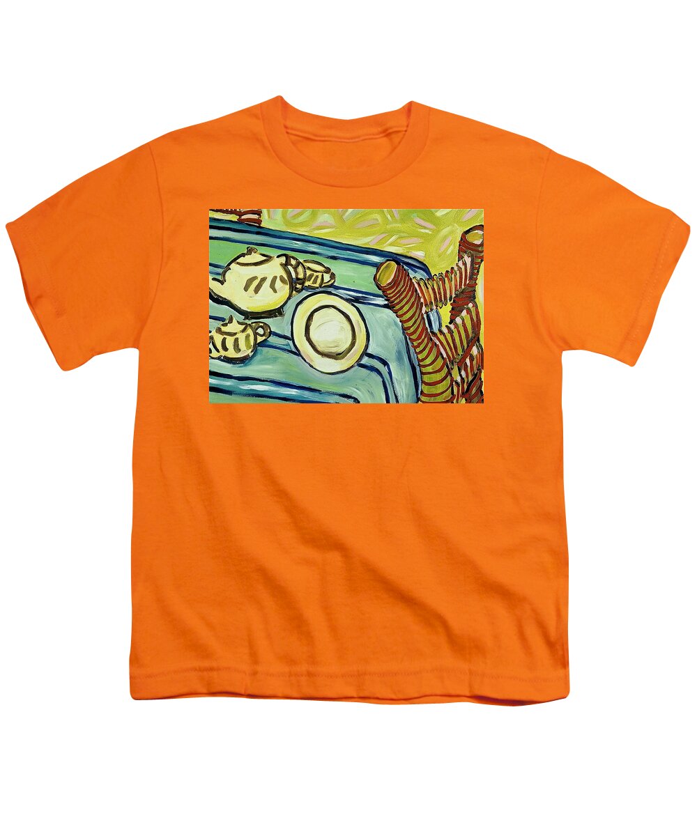 4'O Clock Tea - Youth T-Shirt | Gretchen Langner Art