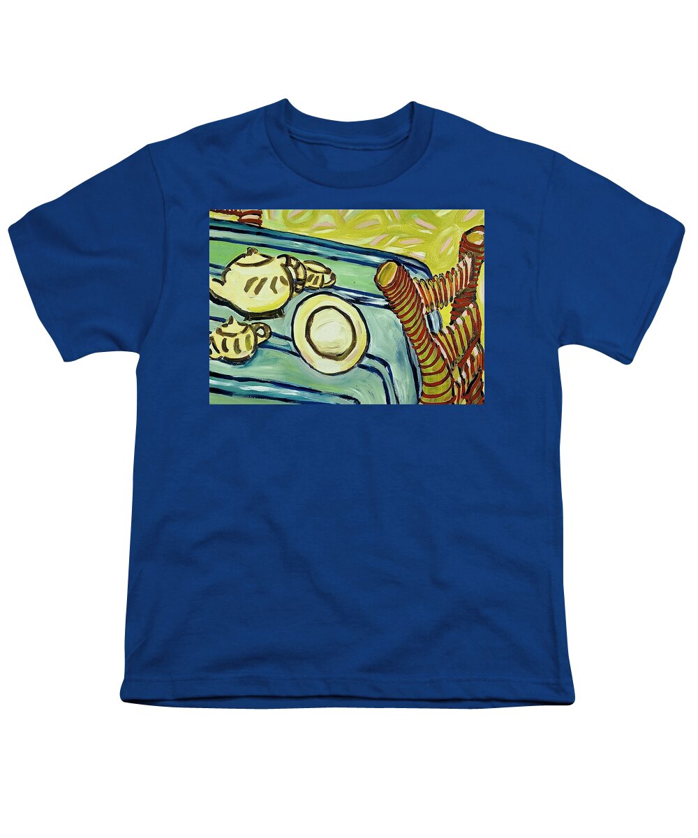 4'O Clock Tea - Youth T-Shirt | Gretchen Langner Art