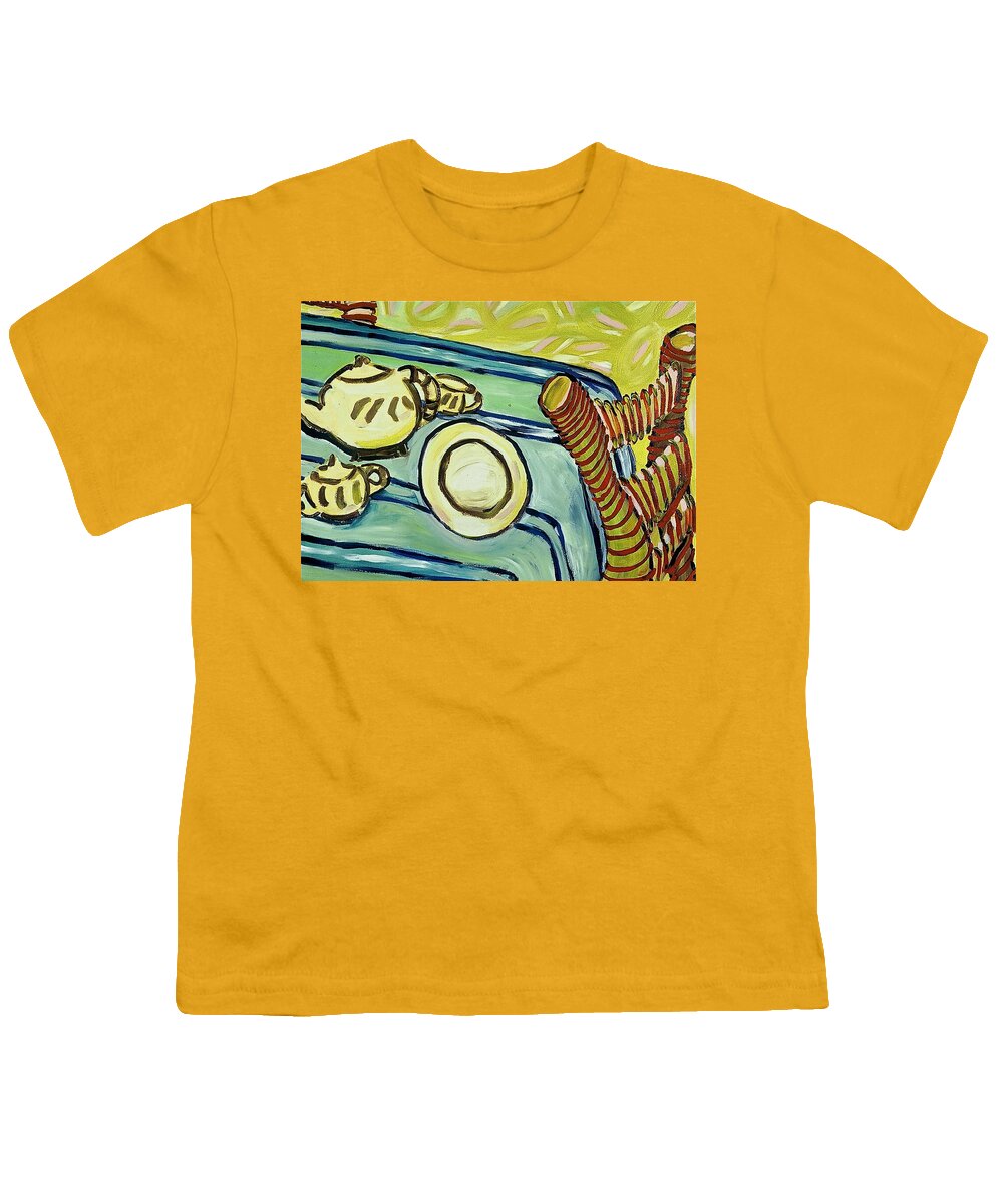 4'O Clock Tea - Youth T-Shirt | Gretchen Langner Art