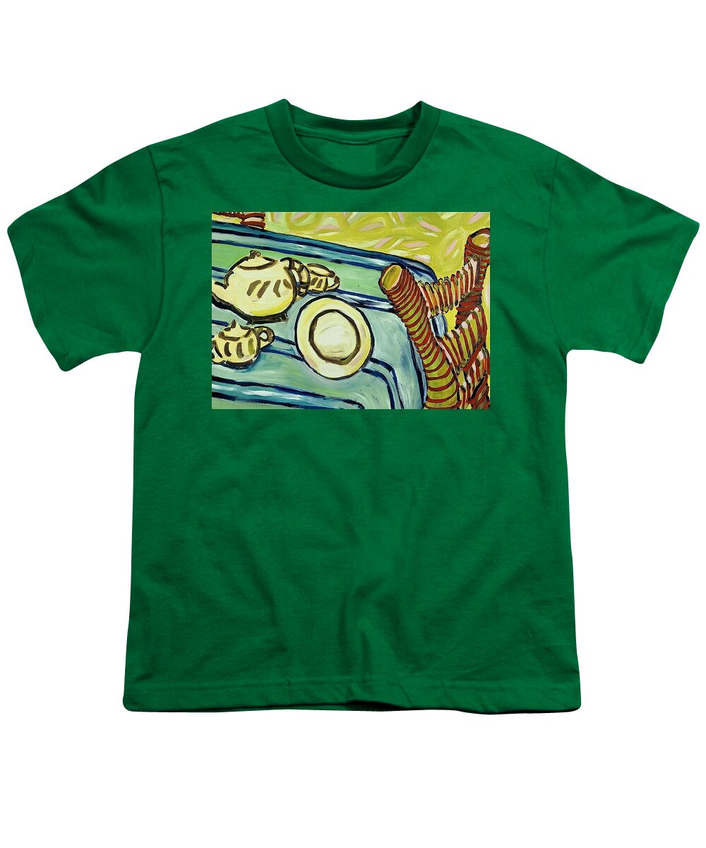 4'O Clock Tea - Youth T-Shirt | Gretchen Langner Art