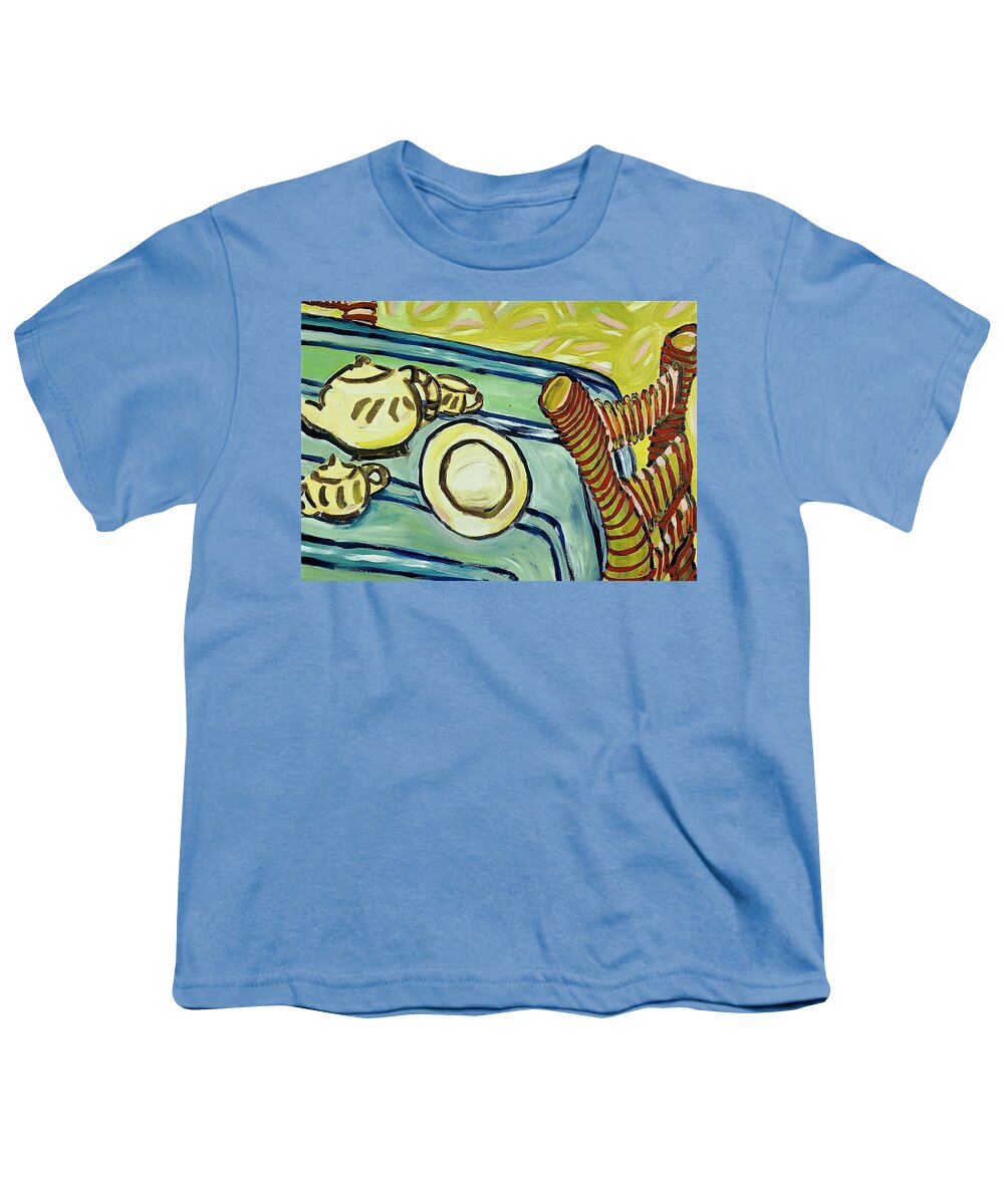 4'O Clock Tea - Youth T-Shirt | Gretchen Langner Art