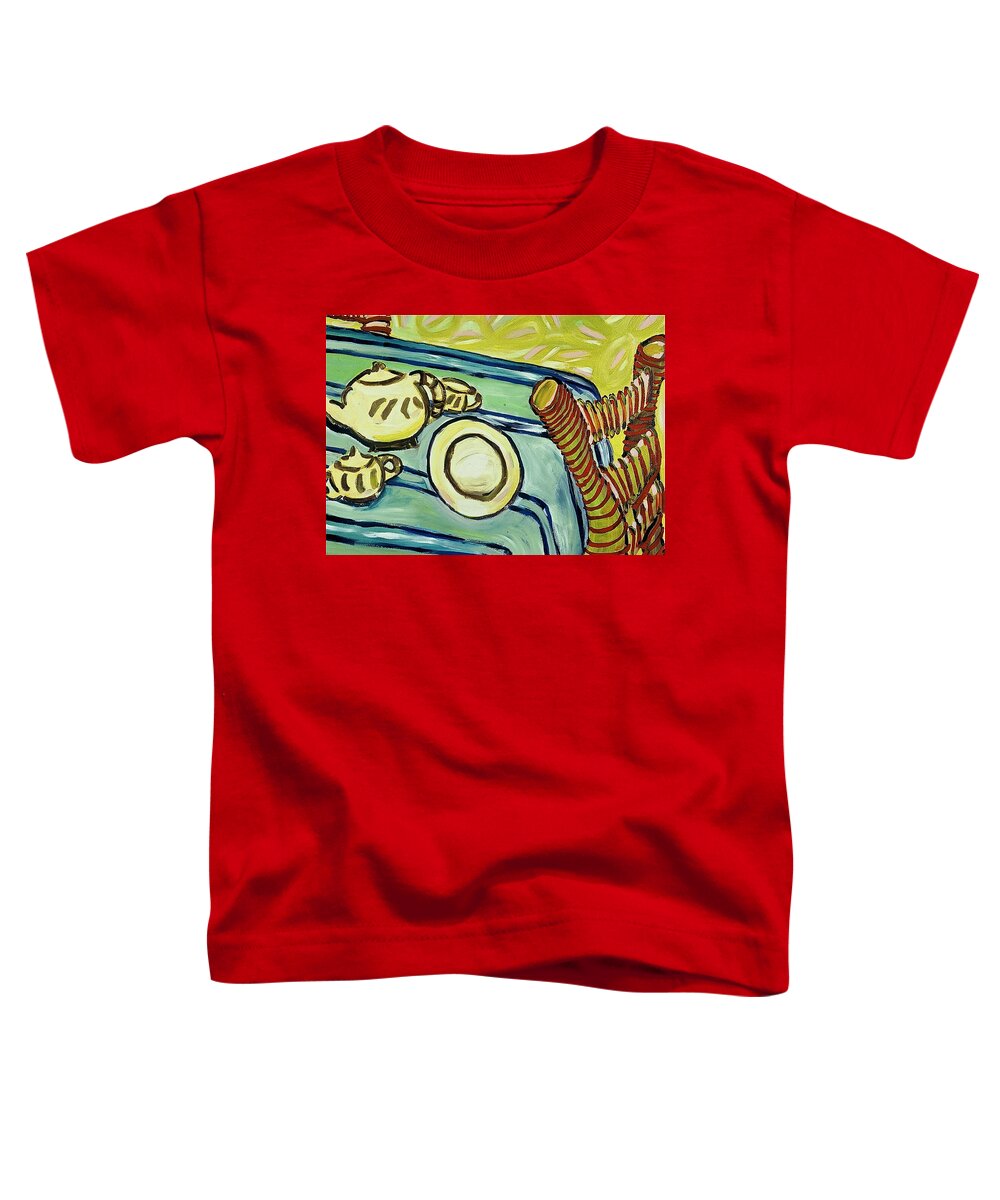 4'O Clock Tea - Toddler T-Shirt | Gretchen Langner Art