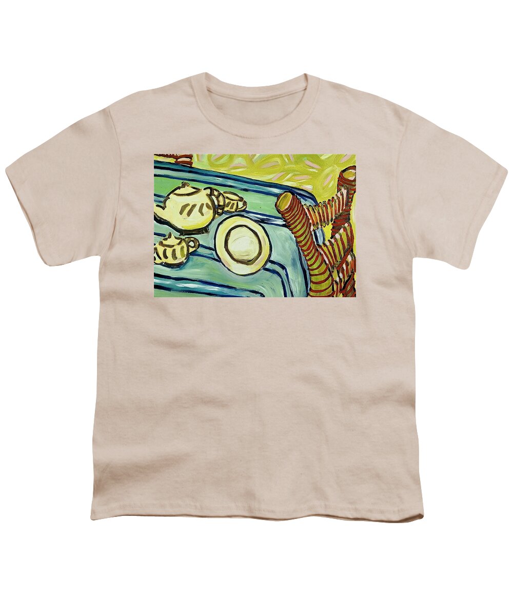 4'O Clock Tea - Youth T-Shirt | Gretchen Langner Art