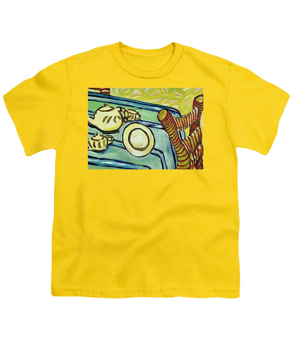 4'O Clock Tea - Youth T-Shirt | Gretchen Langner Art