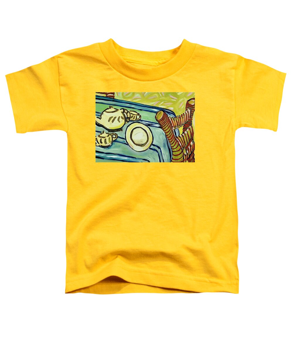 4'O Clock Tea - Toddler T-Shirt | Gretchen Langner Art
