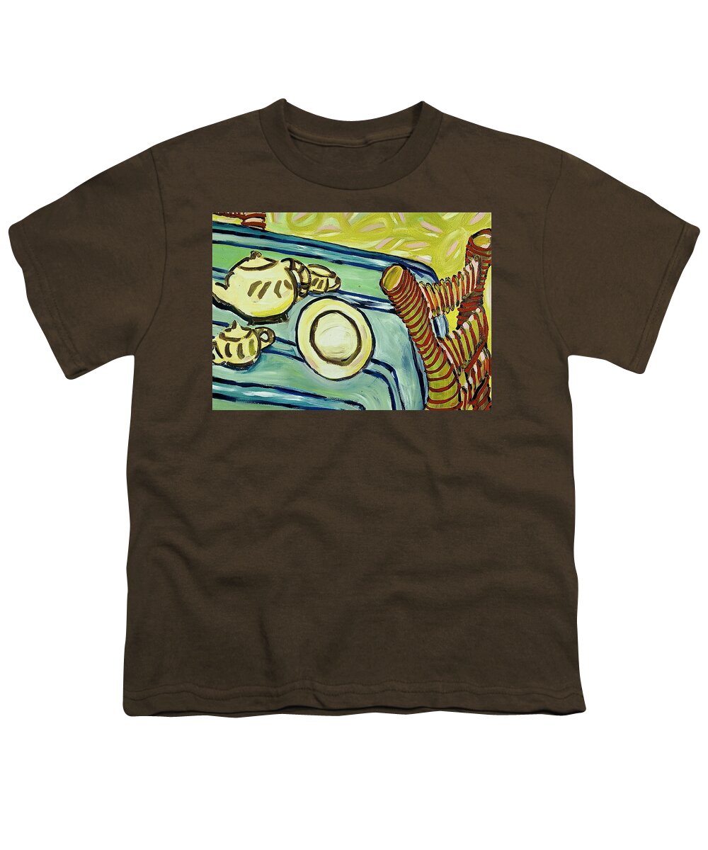 4'O Clock Tea - Youth T-Shirt | Gretchen Langner Art