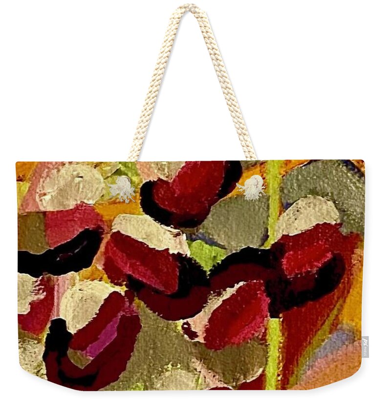 Abstract Floral - Weekender Tote Bag