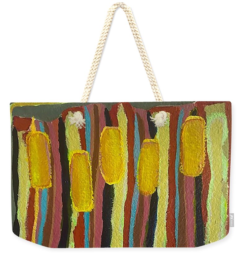 Cat Tails - Weekender Tote Bag | Gretchen Langner Art