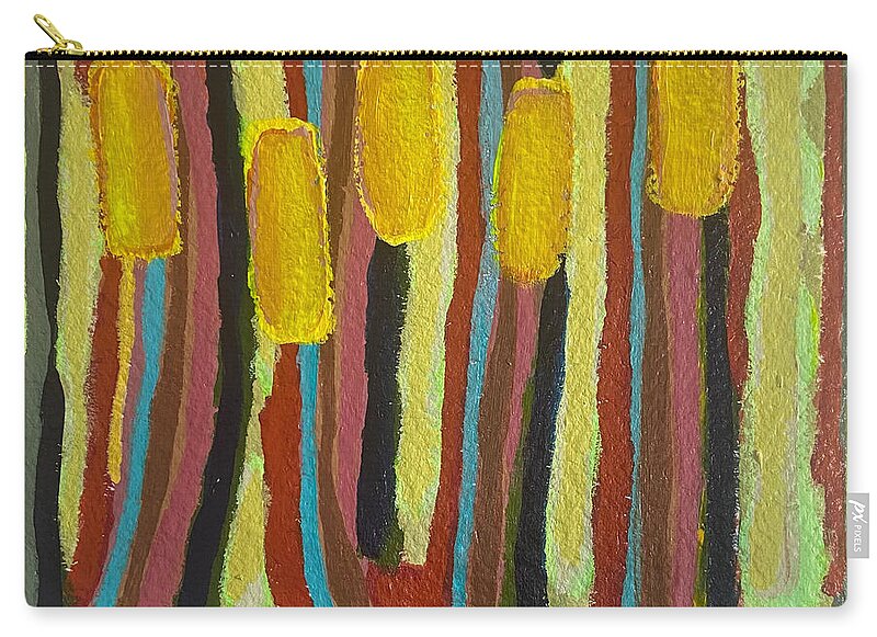 Cat Tails - Zip Pouch | Gretchen Langner Art