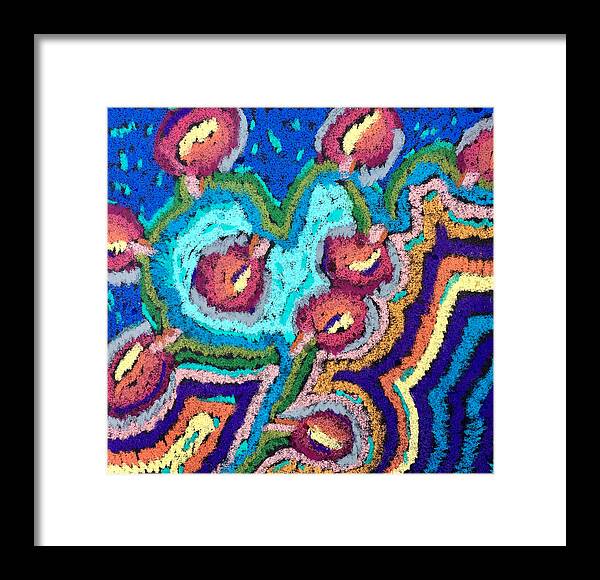 Framed Print | Chenille Posies | Gretchen Langner Art