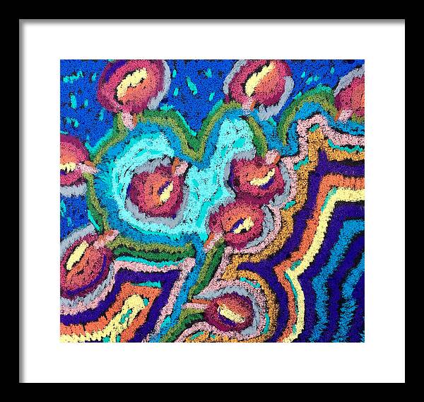 Framed Print | Chenille Posies | Gretchen Langner Art