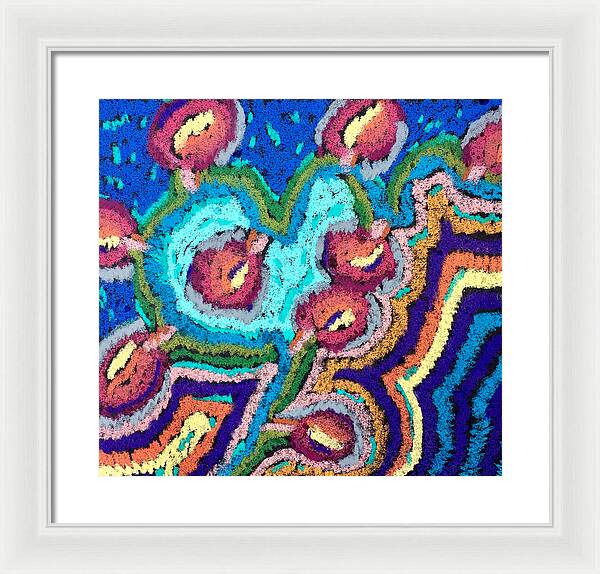 Framed Print | Chenille Posies | Gretchen Langner Art