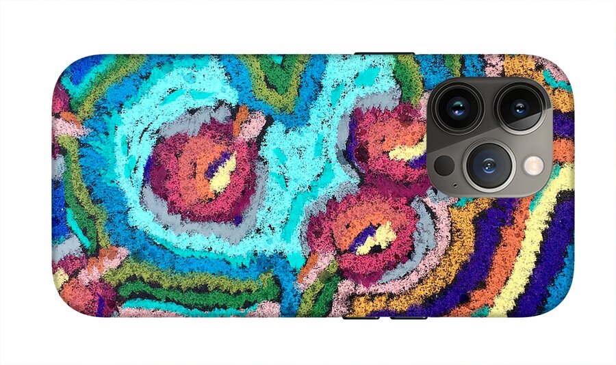 Phone Case | Chenille Posies | Gretchen Langner Art