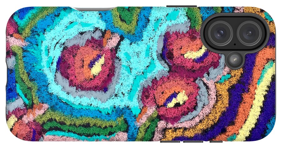 Phone Case | Chenille Posies | Gretchen Langner Art
