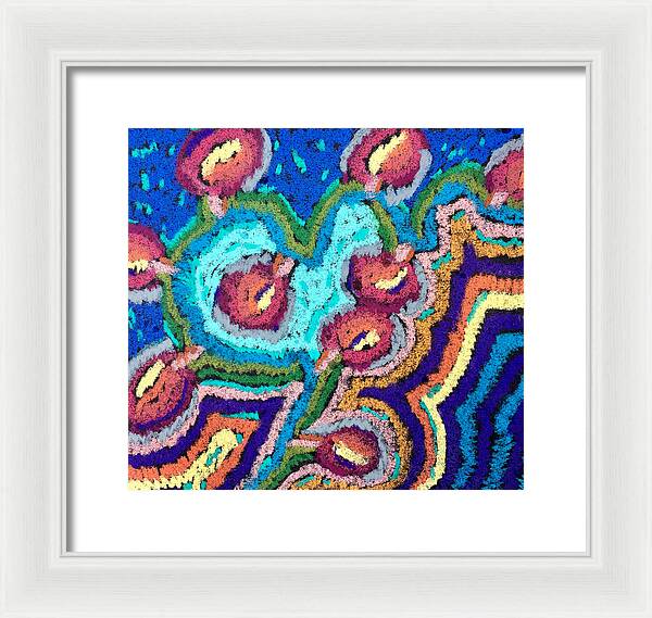 Framed Print | Chenille Posies | Gretchen Langner Art