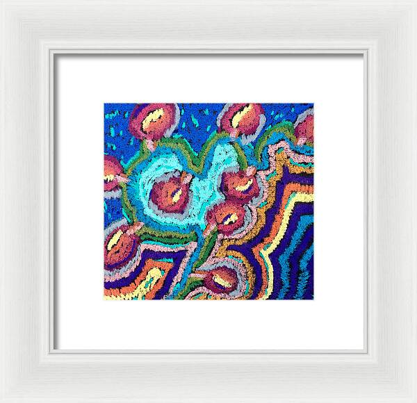 Framed Print | Chenille Posies | Gretchen Langner Art