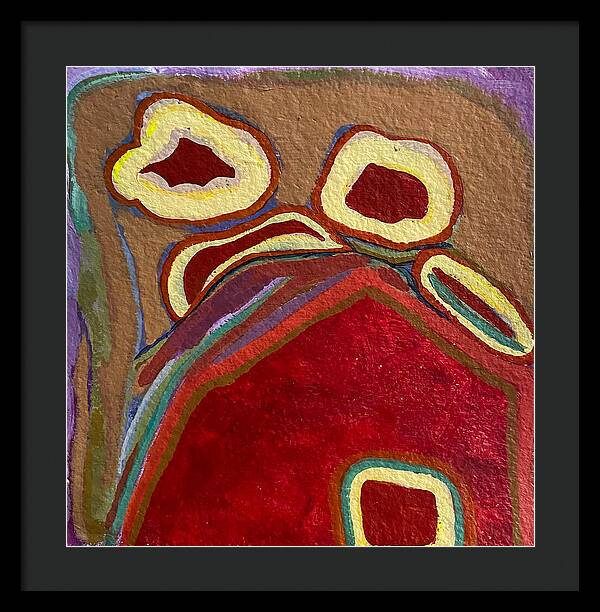 Framed Print | CocoBana Pad | Gretchen Langner Art