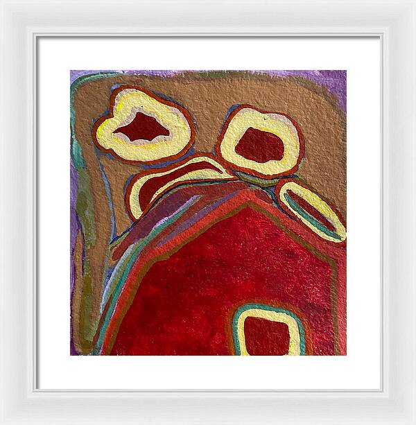 Framed Print | CocoBana Pad | Gretchen Langner Art