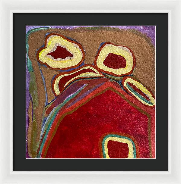 Framed Print | CocoBana Pad | Gretchen Langner Art