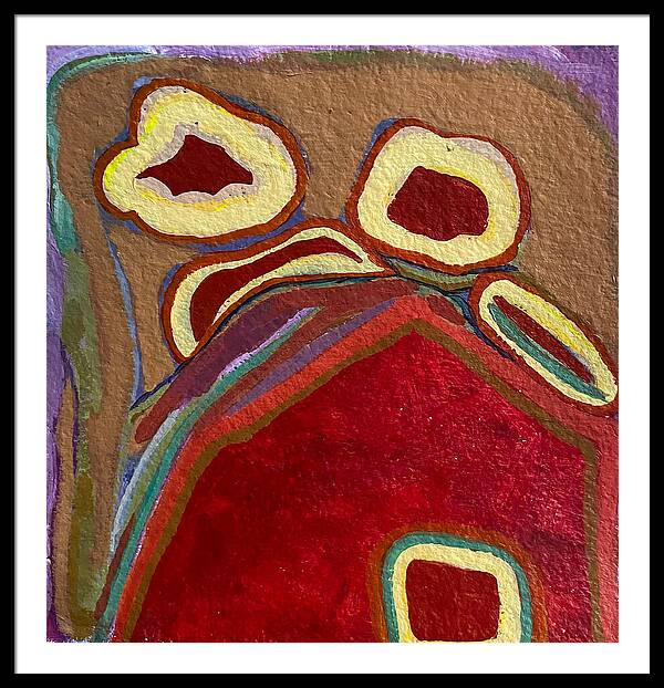 Framed Print | CocoBana Pad | Gretchen Langner Art