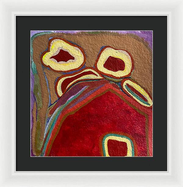 Framed Print | CocoBana Pad | Gretchen Langner Art