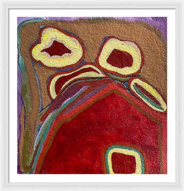 Framed Print | CocoBana Pad | Gretchen Langner Art