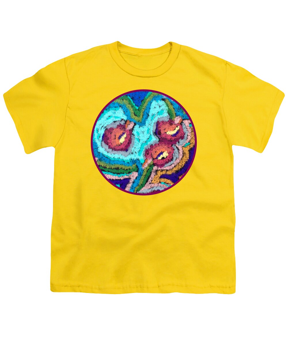 Chenille Posies - Circle - Youth T-Shirt