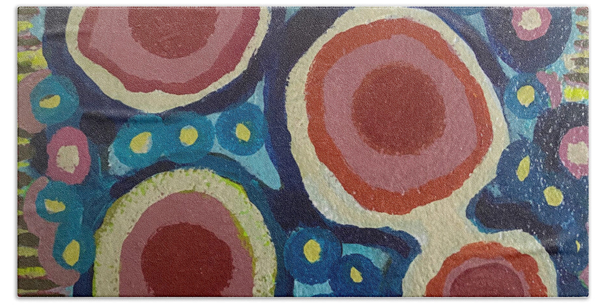 Confetti - Beach Towel | Gretchen Langner Art