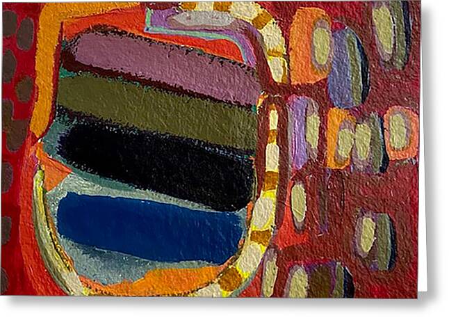 Decorative Flask - Greeting Card | Gretchen Langner Art