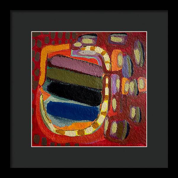 Framed Print | Decorative Flask | Gretchen Langner Art