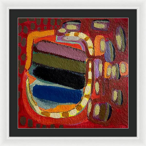Framed Print | Decorative Flask | Gretchen Langner Art