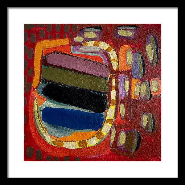 Framed Print | Decorative Flask | Gretchen Langner Art
