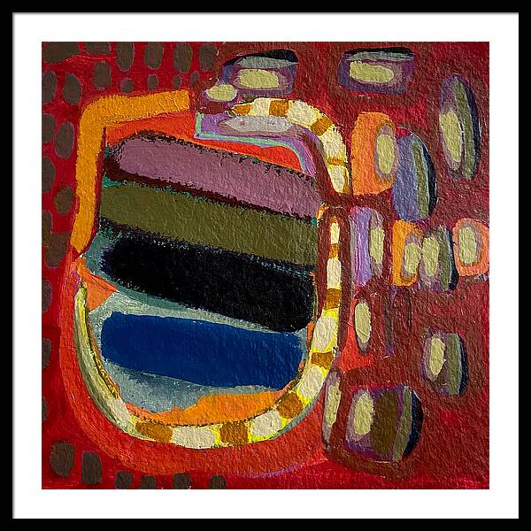 Framed Print | Decorative Flask | Gretchen Langner Art