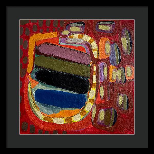 Framed Print | Decorative Flask | Gretchen Langner Art