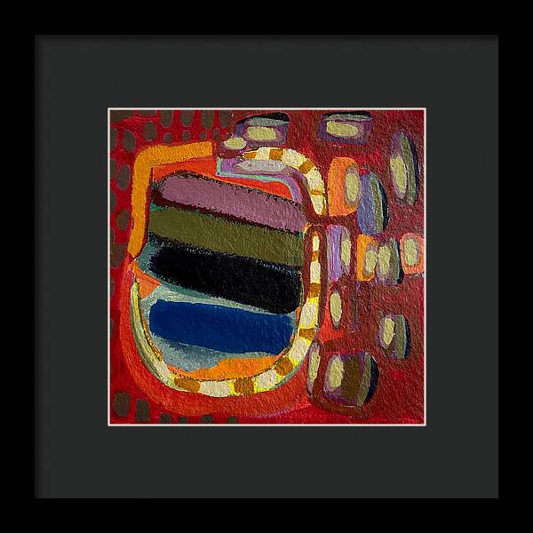 Framed Print | Decorative Flask | Gretchen Langner Art