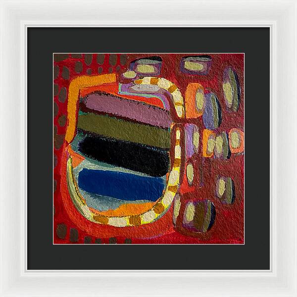 Framed Print | Decorative Flask | Gretchen Langner Art