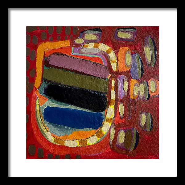 Framed Print | Decorative Flask | Gretchen Langner Art