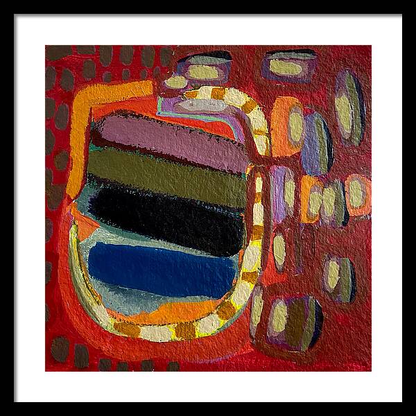 Framed Print | Decorative Flask | Gretchen Langner Art