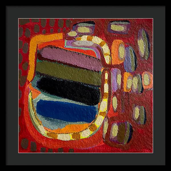 Framed Print | Decorative Flask | Gretchen Langner Art