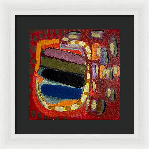 Framed Print | Decorative Flask | Gretchen Langner Art