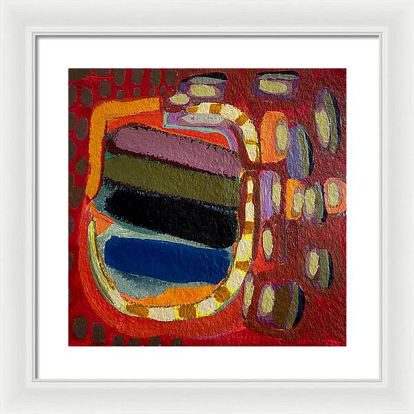 Framed Print | Decorative Flask | Gretchen Langner Art