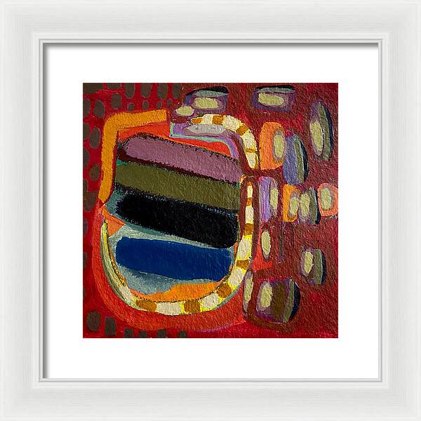 Framed Print | Decorative Flask | Gretchen Langner Art