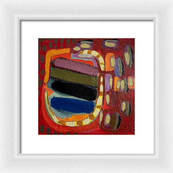 Framed Print | Decorative Flask | Gretchen Langner Art