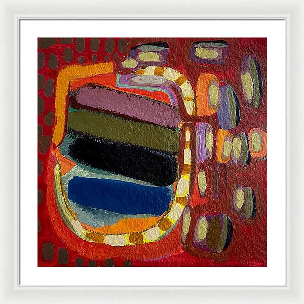 Framed Print | Decorative Flask | Gretchen Langner Art